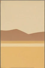 Large Abstract Painting 2x3' Earthtone 6 Geometric Demrin Fine Art Original NEW