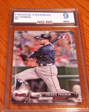 FREDDIE FREEMAN****2017 BOWMAN #44****MINT 9***DODGERS**BRAVES***Mad DOG
