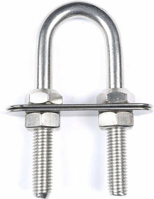 4-1/2'' Stainless Steel U Bolt Set Boat Deck Hardware Bow Stern Eye High Quality 