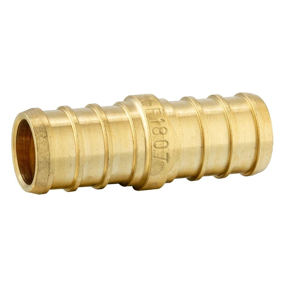 EFIELD  20PCS 1/2" PEX Crimp Barb Brass Fitting (10 Elbow, 5 Coupliers,5 Tees) - Image 4 of 4