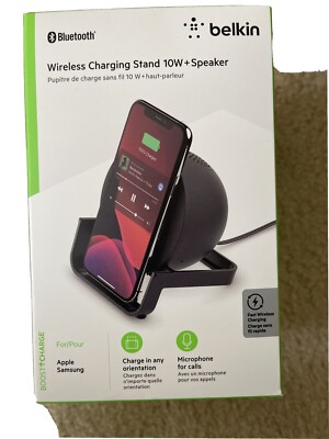 Belkin Boost Up Wireless Charger for Apple, Samsung + Speaker