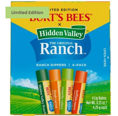 FREE SAME DAY SHIPPING Burts Bees x Hidden Valley Ranch Dippers Limited Edition