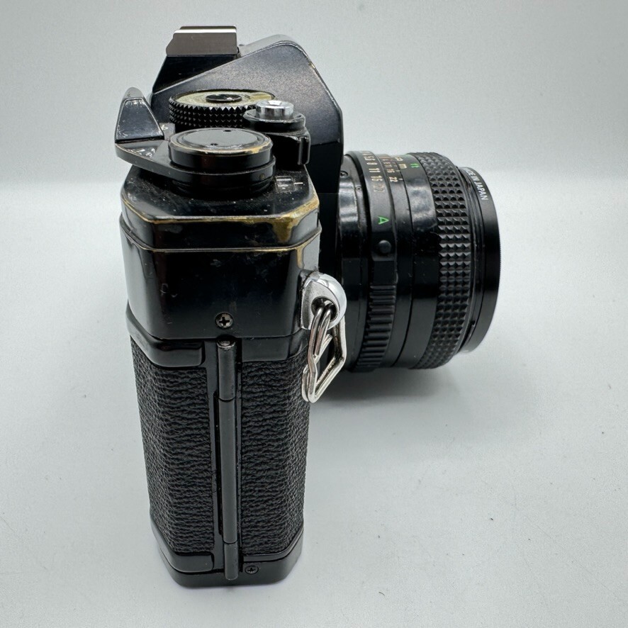 Canon FTb QL Black 35mm SLR Film Camera w/ Canon FD 50mm f1.8 Lens