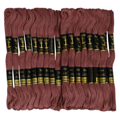 Anchor Threads Stranded Cotton Strand Cross Stitch Hand Embroidery Craft,25 Pcs