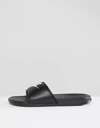 Nike Victori One Slide Synthetic Black White Size 8 Enhanced Comfort  194497882079 | eBay