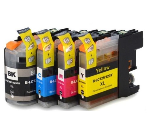 SET OF 4 Inks Compatible With Brother LC123 DCP J4110DW J132W J152W | eBay