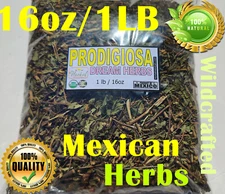 Prodigiosa, Amula herb, Organic Prodijiosa Wild Crafted Mexican Herbs 16oz !!!