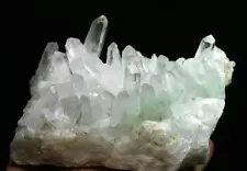 2.23lb NATURAL Green Ghost pyramid Quartz Crystal Cluster Point Mineral Specime