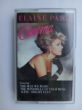 ELAINE PAGE- Cinema - Music cassette Album - 1984