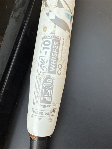 Batte Softball DeMarini Whisper -10 Fastpitch 33/23 Oz - 2023 - Modèle WSP-23
