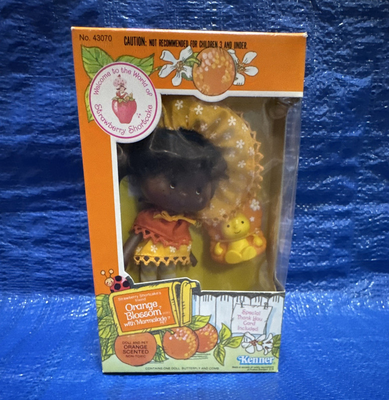 Strawberry Shortcake Scented Doll Orange Blossom w/ Marmalade Pet & Comb