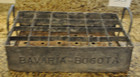 Antique Breweriana Beer Metal Box Crate Case Carrier Bavaria Bogota  Brewery Bar — photo 2