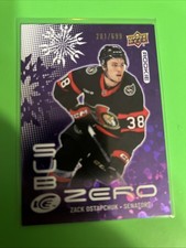 Zack Ostapchuk  rookie 2024/25 ice hockey Sub Zero 281/699 SZ-ZO