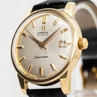 Vintage 1963 **NEAR MINT** OMEGA Seamaster Cal.562 Automatic Date Gold 36mm Mens