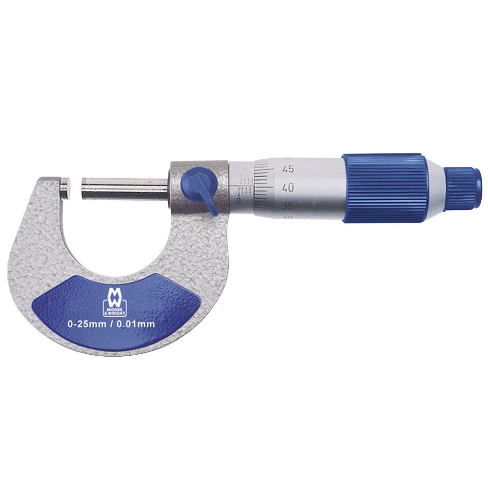 Moore & Wright Analogue External Micrometer 0-25mm/0.01mm