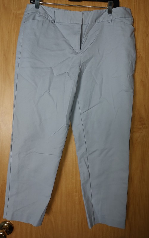 Liz Claiborne Career Light Gray Pants Size 12