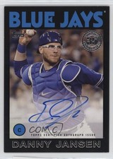 2021 Topps 1986 Baseball Series 2 Black 80/199 Danny Jansen #86A-DJA Auto 1o3y