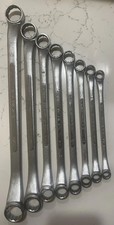 Lot Of 8 7 S-k Wayne Dbl Boxed End Wrenches 1 S-k Tools Dbl Boxed End Wrench