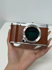 Fujifilm X-M1 16.3MP Digital Camera Only Body w/SD Card,Battery,Charger Brown