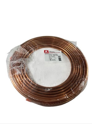 Mueller Industries D06050 3/8in OD x 0.032in Wall 50ft Copper Refrig Tube Coil