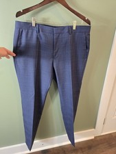 Men's Hugo Boss Slim fit Blue Dress Pants 42R/L sz