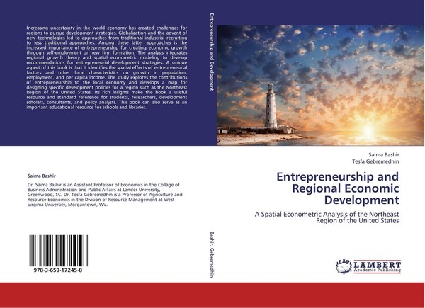Entrepreneurship And Regional Economic Development Saima Bashir-image