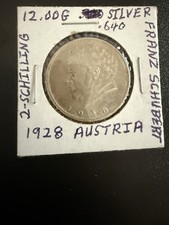 Austria - 2 Schilling 1928 - Franz Schubert, Silver .640