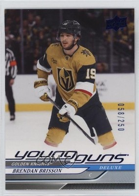 2024 Upper Deck Series 1 Young Guns Deluxe 58/250 Brendan Brisson Rookie RC 3d2
