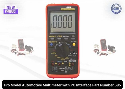 Pro Model Automotive Multimeter with PC Interface Part Number 595