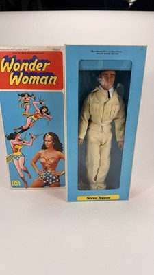 WONDER WOMAN DOLL ACTION FIGURE 1976 MEGO CORP VINTAGE STEVE TREVOR 12'' NIB