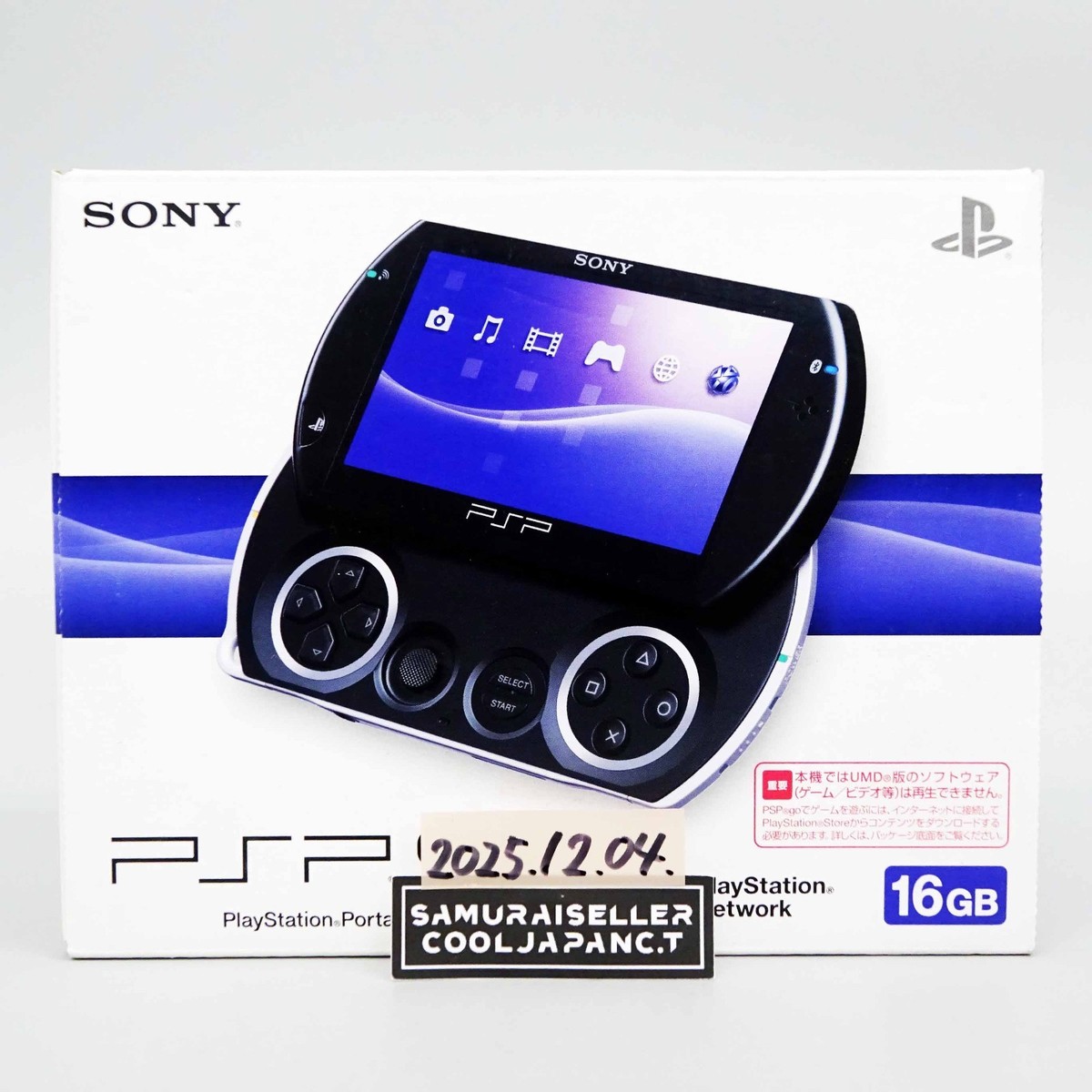 SONY PSP GO PlayStation Portable Console Piano Black PSP-N1000 PB