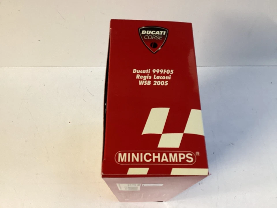 Minichamps Modell 1:12 Ducati 999F05 Regis Laconi WSB 2005 OVP original neu ! - Bild 3 von 4
