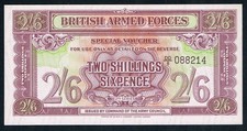GREAT BRITAIN - 2 SHILLINGS - 6 PENCE ND (1948) UNC M19a
