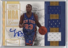 2009 Playoff National Treasures Trios Signatures 5/30 Toney Douglas #18 Auto 3hd