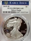 Photo of a 2019-W American Silver Eagle Proof from an eBay listing that sold on Jul 14, 2026