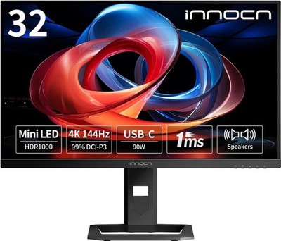 INNOCN 32M2V 32 Zoll 4K Mini-LED Monitor   144Hz, HDR1000, USB-C