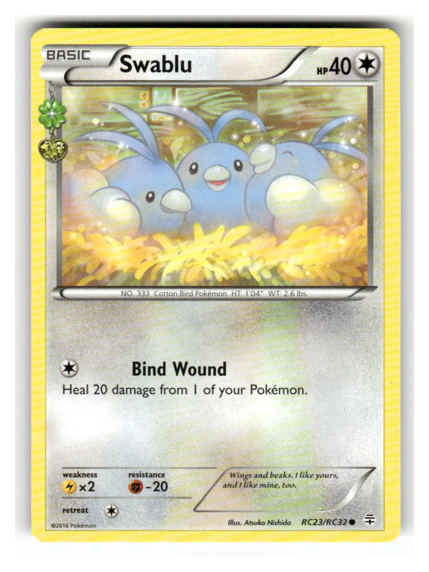Swablu RC23/RC32 Common Generations Pokemon Near Mint