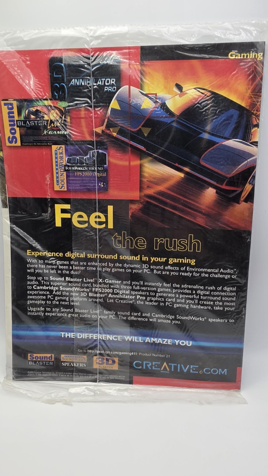 Newborn Computer PC Accelerator Magazine May 2000 Issue 21 NEW SEALED AOL Titanium Promo ...