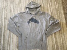 Simms Sweatshirt Men&rsquo;s L Gray Hoodie Pullover Fish Warm Hike Fishing Products