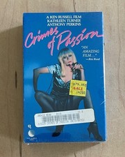 CRIMES OF PASSION (1984) Erotic Crime Thriller Kathleen Turner Sealed Betamax