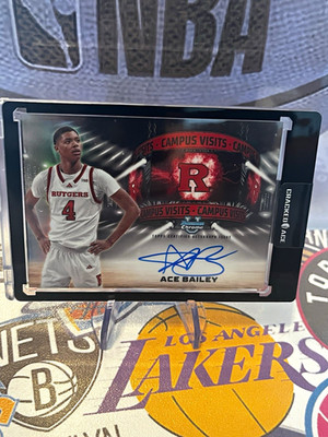 Topps 2024-25 Bowman U Chrome Ace Bailey Rutgers Campus Visit Autos #CVA-AB