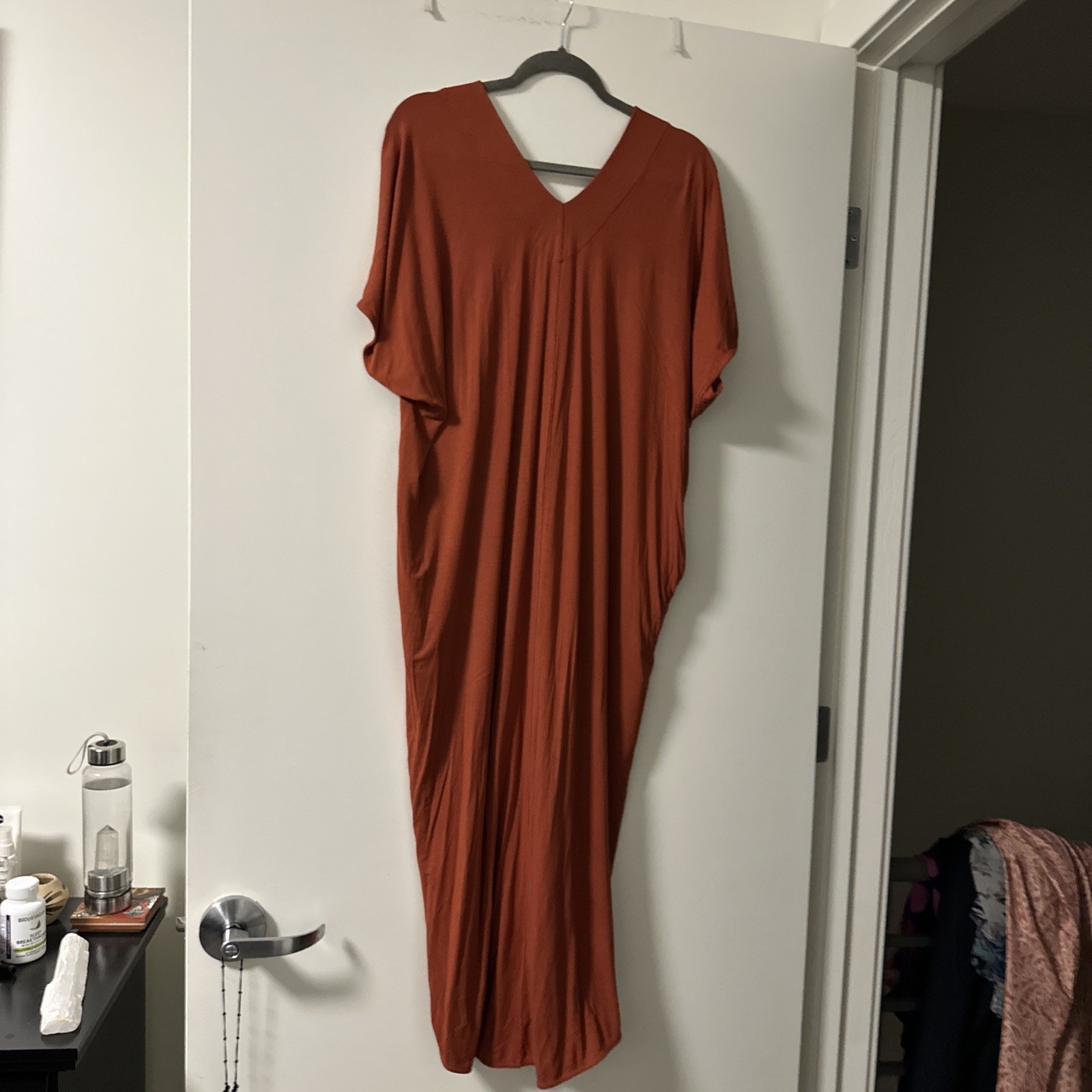 Peruvian Connection Rust Orange Viscose/spandex  … - image 3