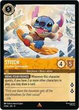 Disney Lorcana Winterspell 7/204 Stitch Rare
