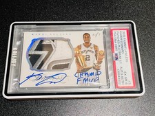 2013 Kawhi Flawless Patch 1/1 China Tour Fanatics Greet & Meet Inscriptions Auto