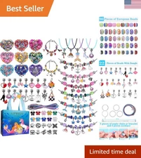 All-in-One 150-Piece Charm Bracelet Set - Perfect Gift for Girls Aged 5-12