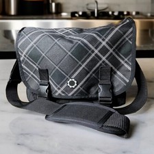 DADGEAR Bolso de Pañales Mensajero Negro Bolso Bandolera Bebé Infante Niño