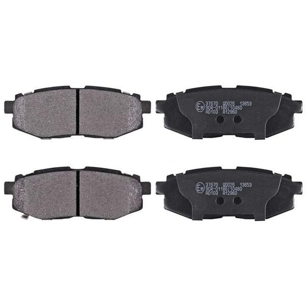 Bremsbelagsatz Mit VerschleißWarnung 16 Mm A.B.S. FüR U.A. Subaru Tribeca-image
