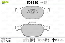 VALEO Bremsbeläge Satz Vorne für FORD Fiesta Mk5 Schrägheck (JH1, JD1, JH3, JD3)