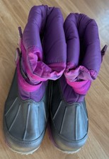 L.L.Bean Kids' Access Insulated Snow Boots - Purple/Pink - Size 4