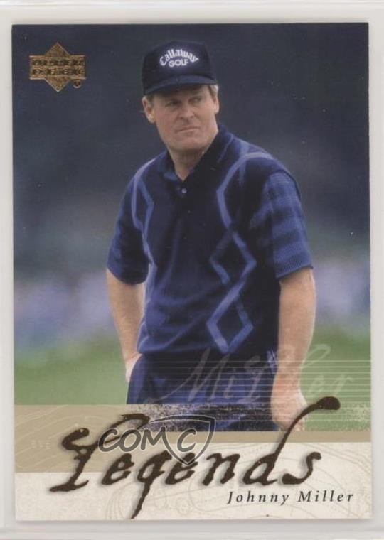 2002 Upper Deck Legends Johnny Miller #49 2u3
